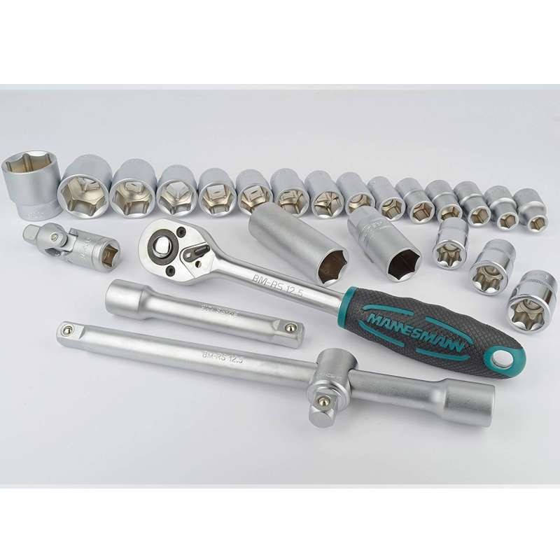 Gola sada 98430 Mannesmann, 215 dílů (1/4" + 3/8" + 1/2")