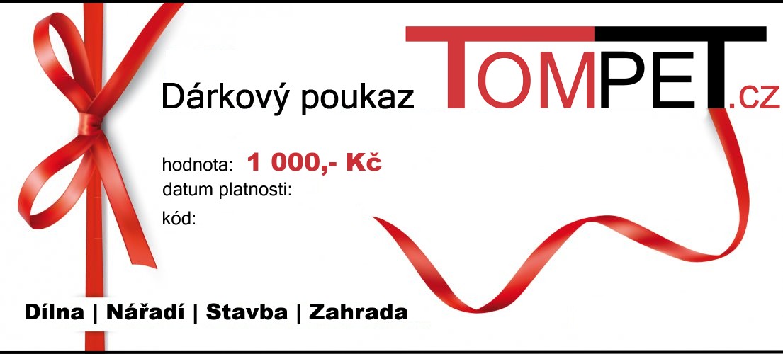 Dárkový poukaz na nákup zboží - 1.000 Kč