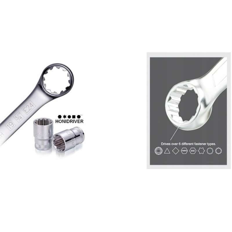 Gola sada H4368 Honiton - 68 dílů, (1/4" + 1/2"), HONIDRIVER