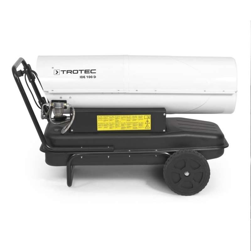 Naftové topidlo s přímým spalováním IDE100D TROTEC - 100 kW, 1300 m³/h, termostat