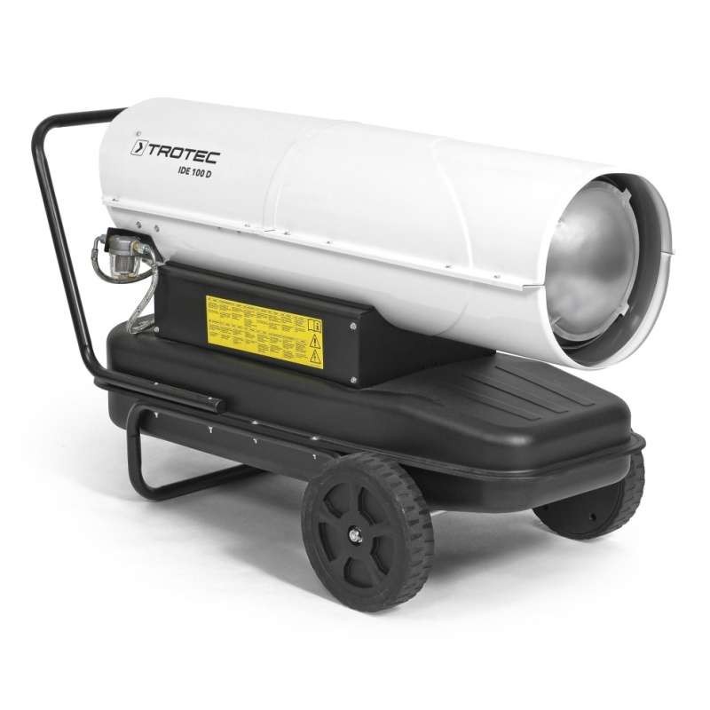 Naftové topidlo s přímým spalováním IDE100D TROTEC - 100 kW, 1300 m³/h, termostat
