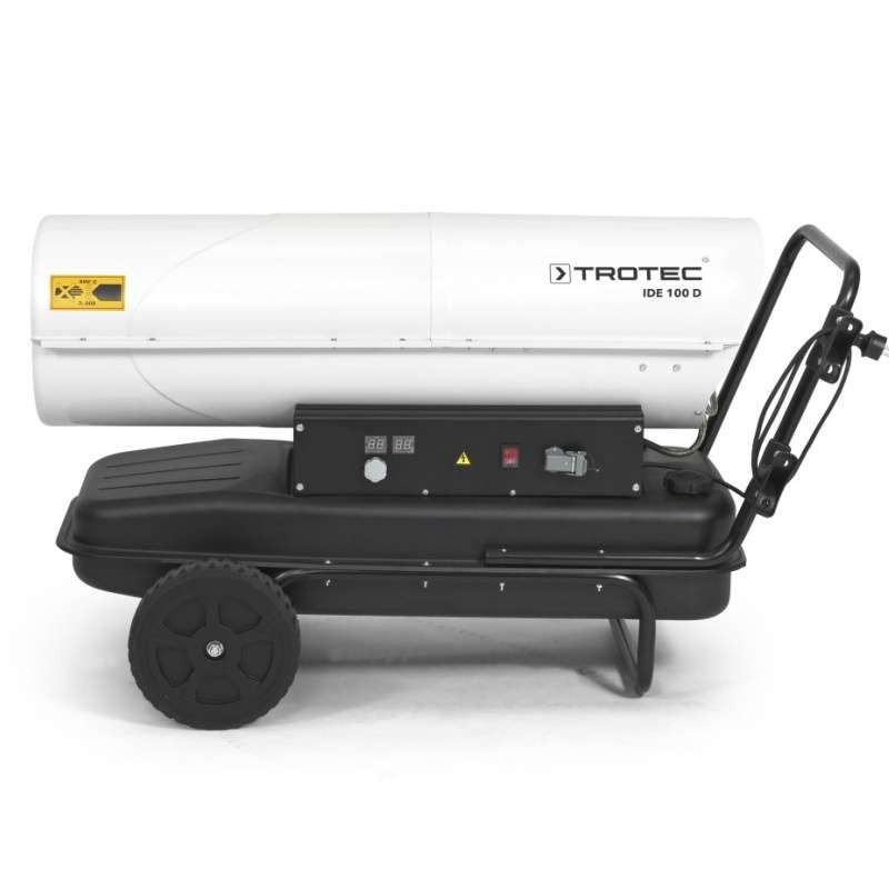 Naftové topidlo s přímým spalováním IDE100D TROTEC - 100 kW, 1300 m³/h, termostat