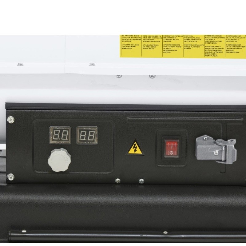 Naftové topidlo s nepřímým spalováním IDE50 TROTEC - 50 kW, 2000 m³/h, termostat