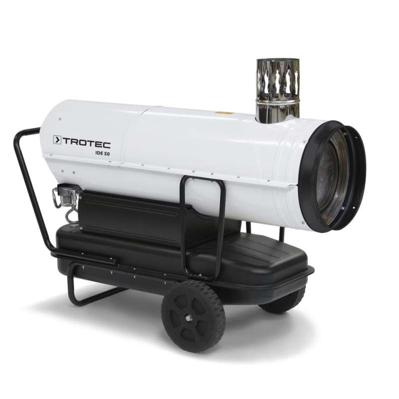 Naftové topidlo s nepřímým spalováním IDE50 TROTEC - 50 kW, 2000 m³/h, termostat