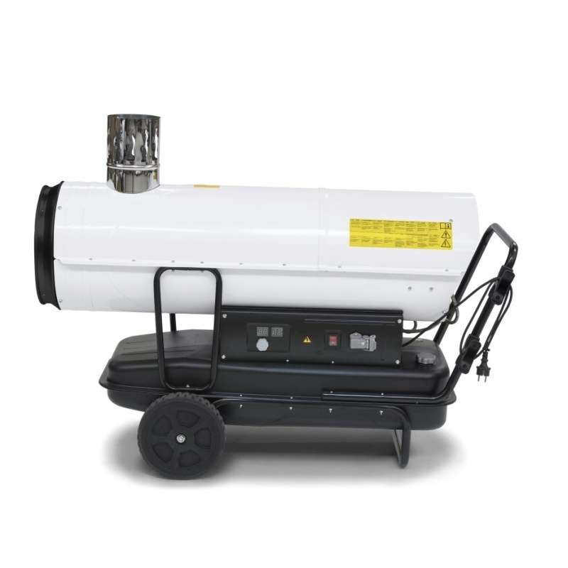 Naftové topidlo s nepřímým spalováním IDE50 TROTEC - 50 kW, 2000 m³/h, termostat