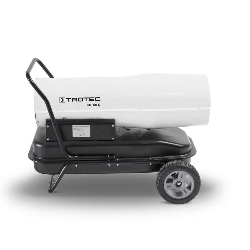 Naftové topidlo s přímým spalováním IDE50D TROTEC - 50 kW, 750 m³/h, termostat
