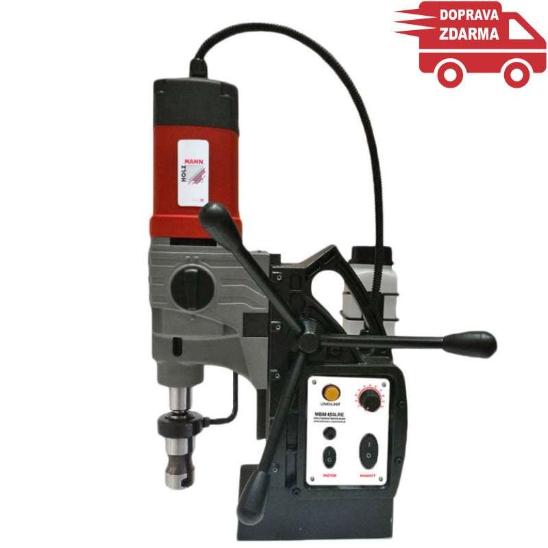 Magnetická vrtačka na kov MBM 450LRE Holzmann - 1650 W, 15000 N