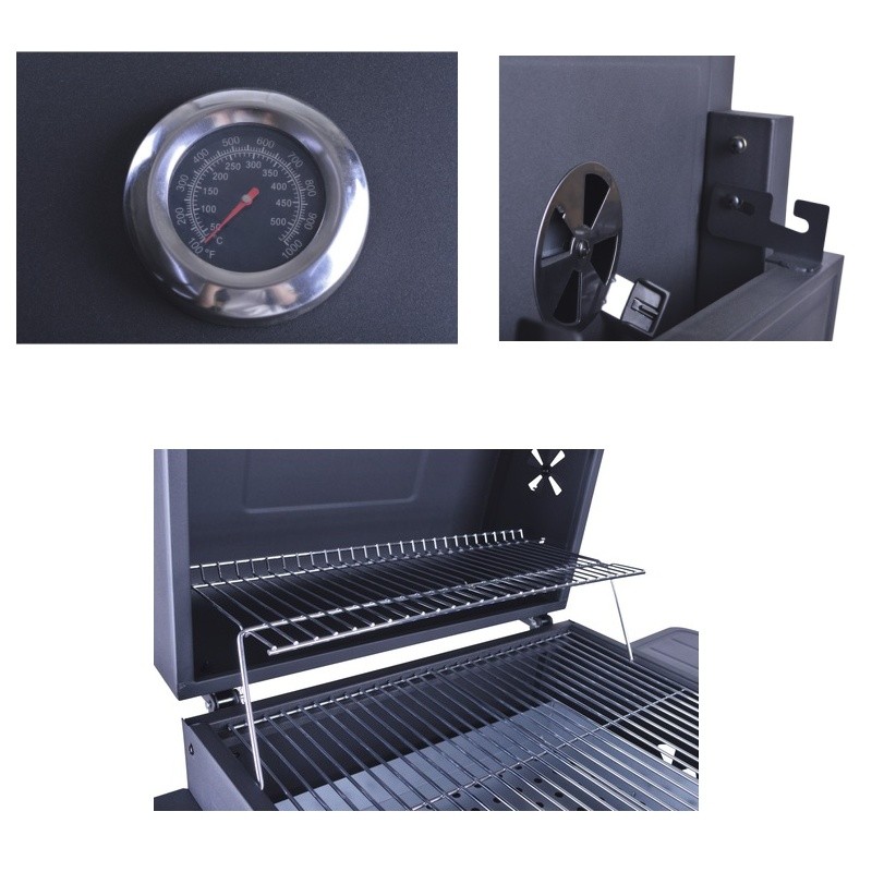 Zahradní gril na dřevěné uhlí Montreal TOMPET