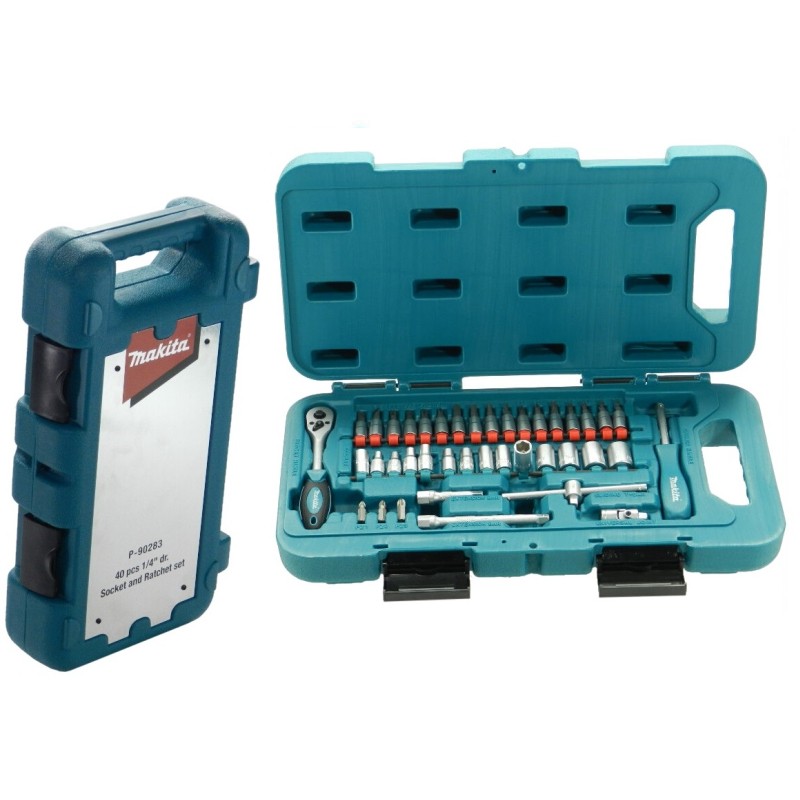 Gola sada P-90283 Makita - 40 dílů, (1/4")