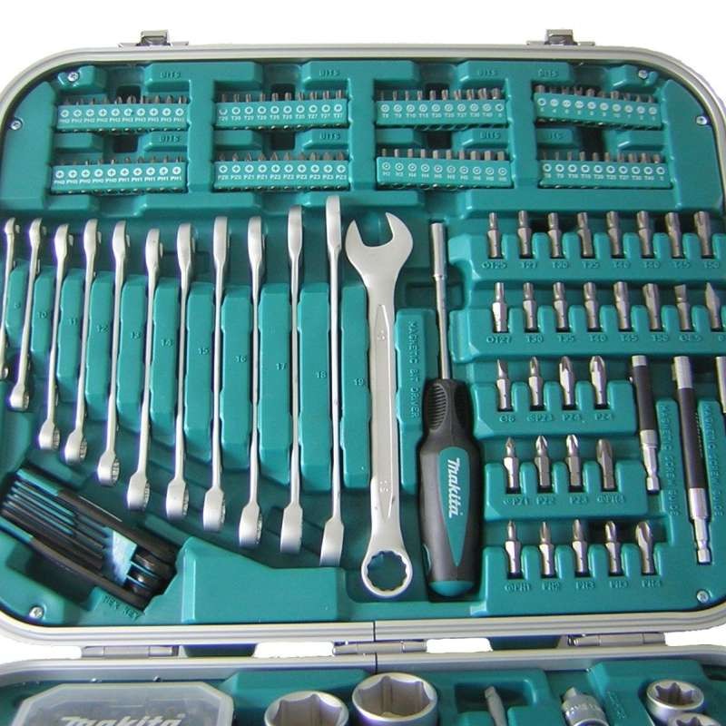 Gola sada P-90532 Makita, 227 dílů (1/4" + 1/2")