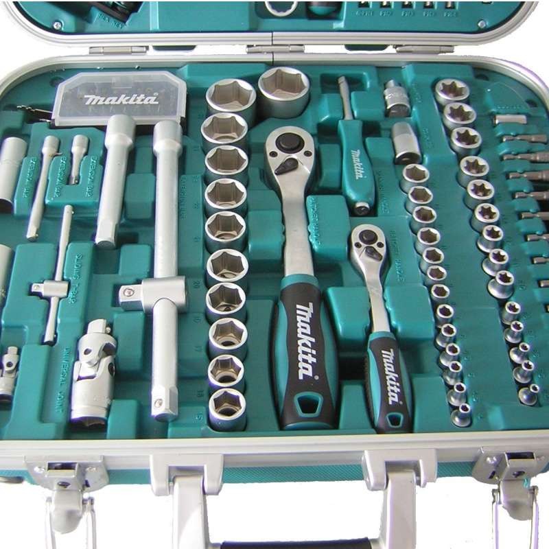 Gola sada P-90532 Makita, 227 dílů (1/4" + 1/2")