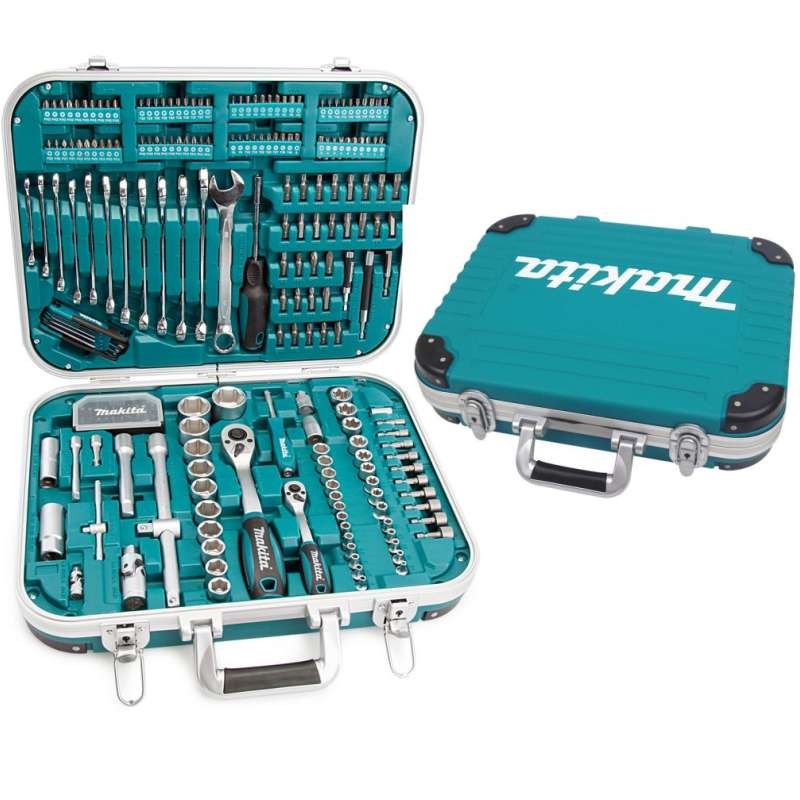 Gola sada P-90532 Makita, 227 dílů (1/4" + 1/2")