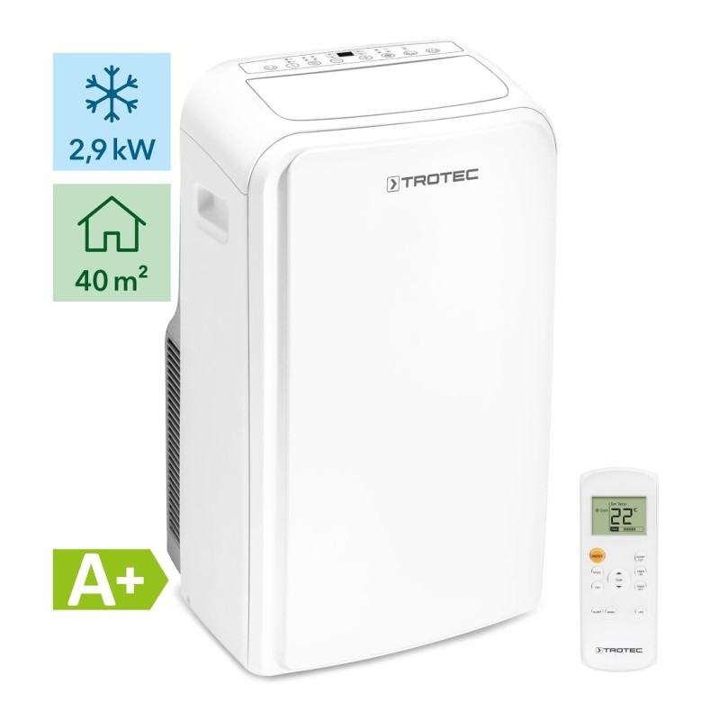Mobilní klimatizace PAC 3000 X A+ Trotec - 2,9 kW (10000 Btu/h) - zdarma těsnění do oken Airlock 100 Trotec