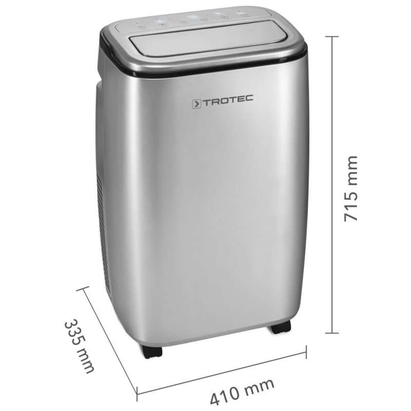 Mobilní klimatizace PAC 3810 S Trotec - 3,8 kW (13000 Btu/h) - zdarma těsnění do oken Airlock 100 Trotec