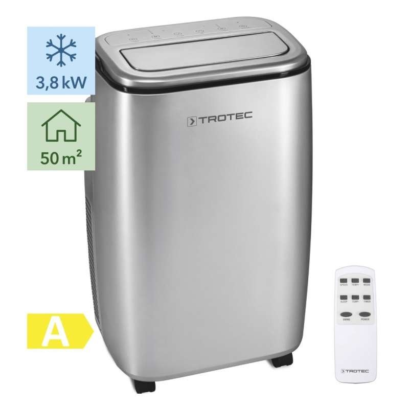 Mobilní klimatizace PAC 3810 S Trotec - 3,8 kW (13000 Btu/h) - zdarma těsnění do oken Airlock 100 Trotec