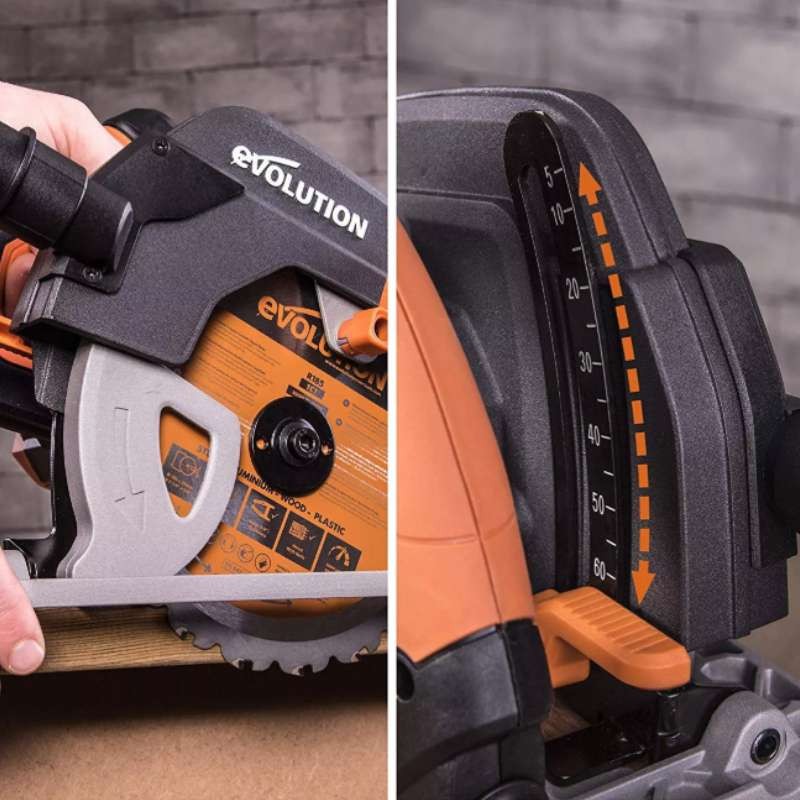 Multifunkční okružní pila R185CCS RAGE EVOLUTION, Ø 185 mm, 1600 W
