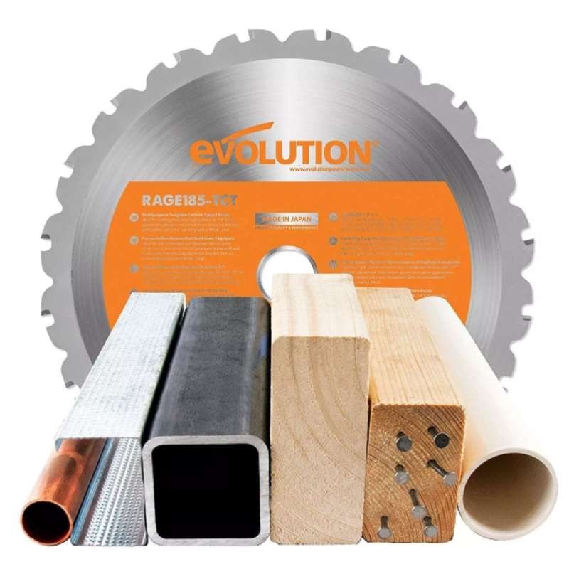 Multifunkční okružní pila R185CCSX RAGE EVOLUTION, Ø 185 mm, 1600 W