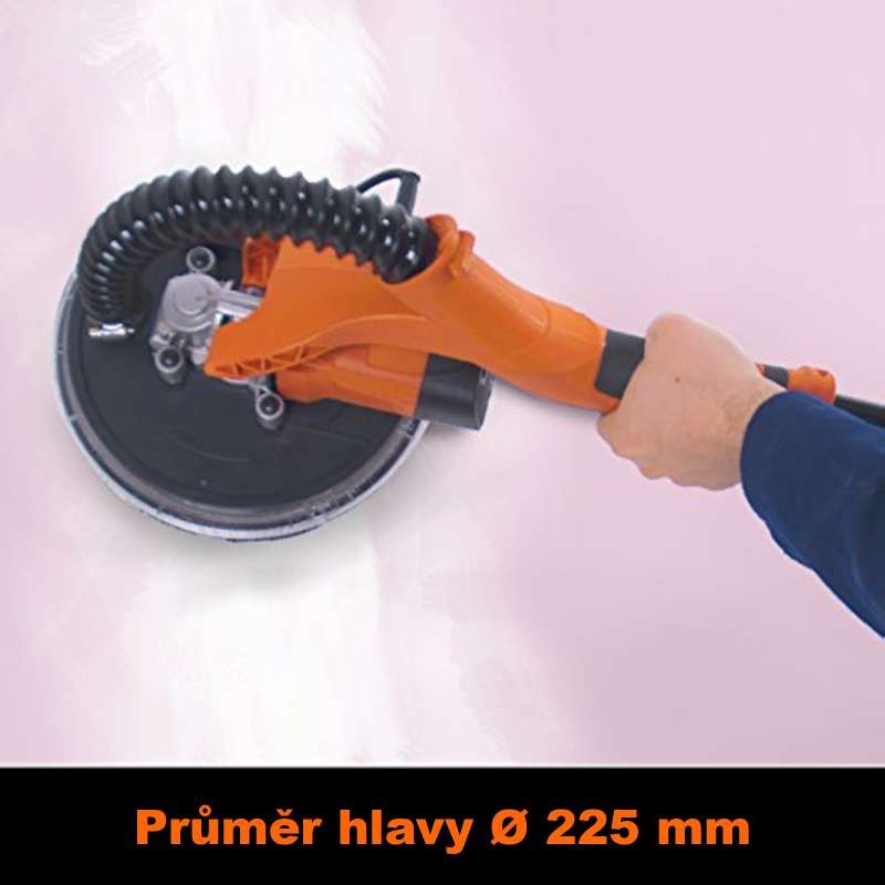 Bruska na sádrokarton s osvětlením R225DWS EVOLUTION, Ø 225 mm