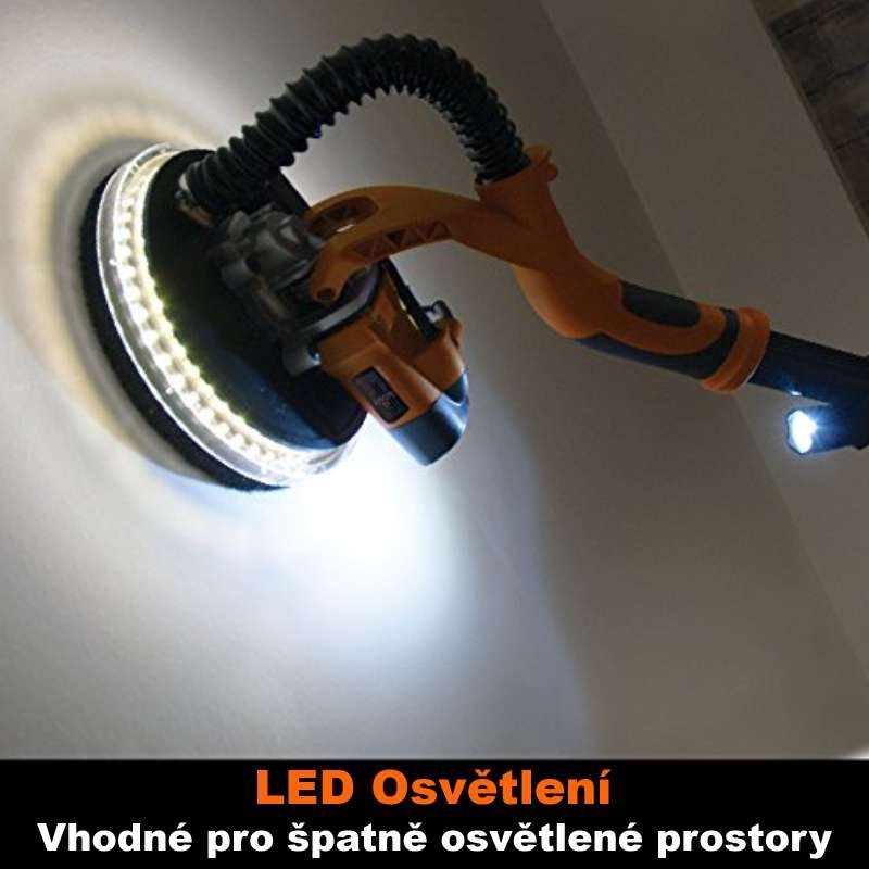 Bruska na sádrokarton s osvětlením R225DWS EVOLUTION, Ø 225 mm