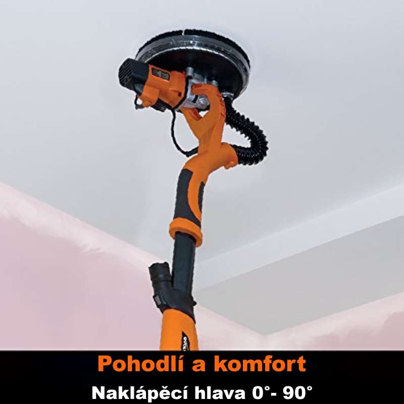 Bruska na sádrokarton s osvětlením R225DWS EVOLUTION, Ø 225 mm