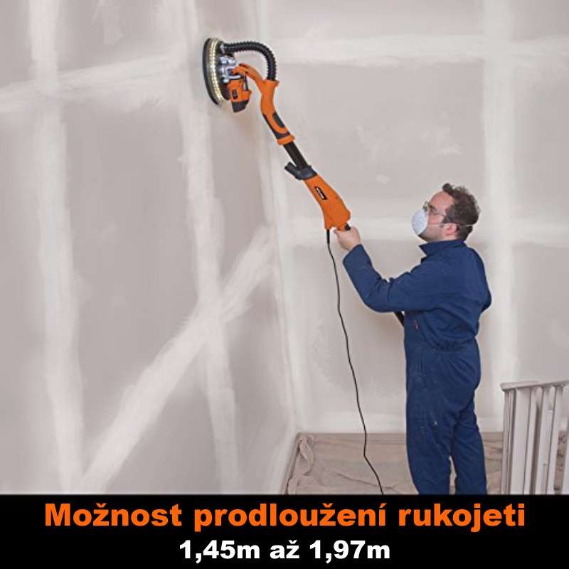 Bruska na sádrokarton s osvětlením R225DWS EVOLUTION, Ø 225 mm
