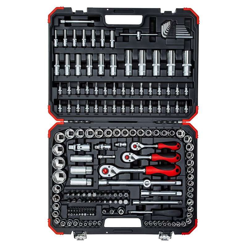 Gola sada R45603172 Gedore - 172 dílů (1/4" + 3/8" + 1/2")