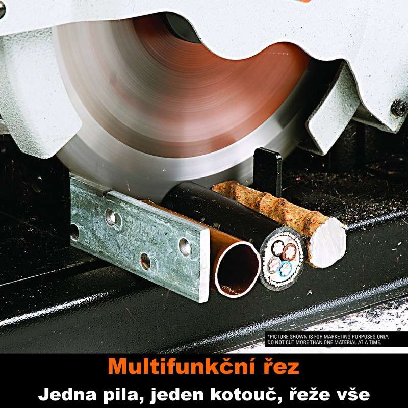 Multifunkční stolní pila RAGE 4 TCT EVOLUTION, Ø 185 mm