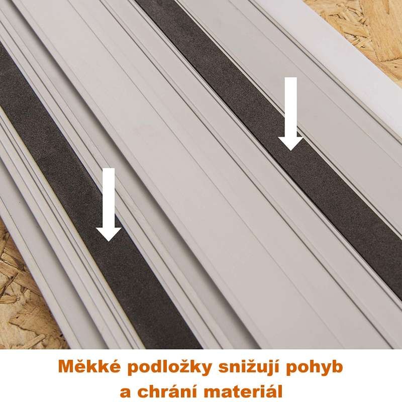Vodící lišta pro okružní (kotoučové) a ponorné pily ST 1400 Evolution - 1,4 m