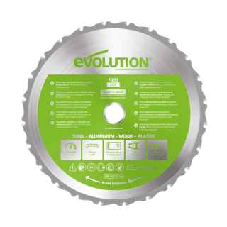 Multifunkční pilový kotouč EVOLUTION FURY - 255x25,4x2 mm (24z)