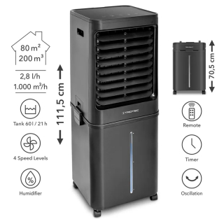Ochlazovač a zvlhčovač vzduchu Aircooler PAE80 Trotec