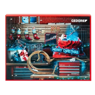 Adventní kalendář 2023 3304901 GEDORE Red - 44 dílů, Limited Edition