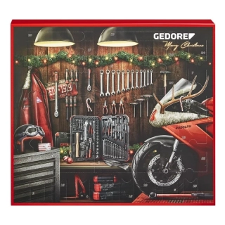 Adventní kalendář 2022 R49002042 GEDORE Red - 42 dílů, Limited Edition
