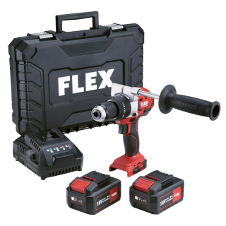 Akumulátorová příklepová vrtačka PD 2G 18.0-EC FS55 FLEX - 18V/ 2x5.0Ah