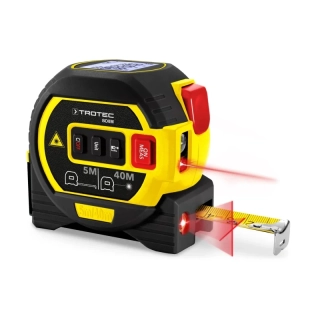 Svinovací metr 5m + laserový dálkoměr 40m + křížový laser BD8M Trotec