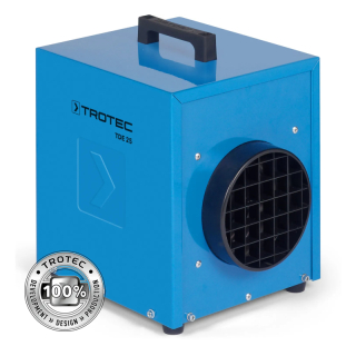 Profesionální elektrické topidlo TDE 25 V2 Trotec - 3 kW, vč. kabelu, s možností připojení hadice