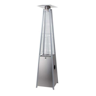 Zahradní plynové topidlo Pyramida MEVA - 13 kW, nerez, TZ02003