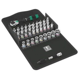 Ráčnová sada Zyklop Speed 1/4" 003755 Wera 8100 SA All-in - s přidržovací funkcí (42 dílů)
