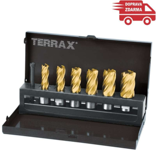 Sada jádrových vrtáků 12-22 mm 108820T Ruko Terrax - 30 mm