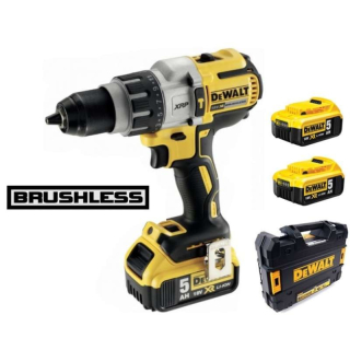 Bezuhlíková příklepová vrtačka DCD996P2 DeWALT - 18V, 2x5.0Ah