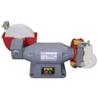 Stolní dvoukotoučová bruska s pomaloběžným kotoučem DSM150200W Holzmann - 520W, Ø150 + 200 mm