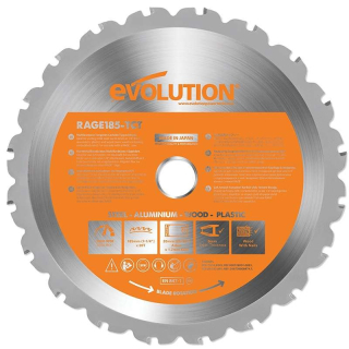 Multifunkční pilový kotouč EVOLUTION RAGE - 185
