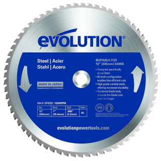 Pilový kotouč na ocel Evolution - 305x25,4x2,2 mm (60z)