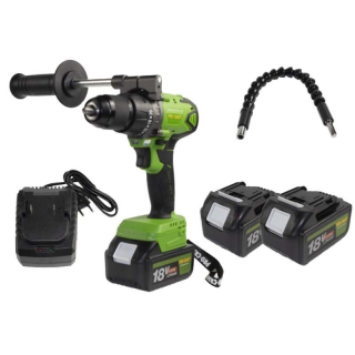 Bezuhlíkový aku vrtací šroubovák PA18BL PROCRAFT - 18V, 2x4,0Ah
